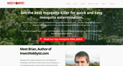 Desktop Screenshot of insecthobbyist.com